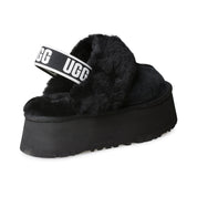 UGG Funkette Black Slippers - Women's