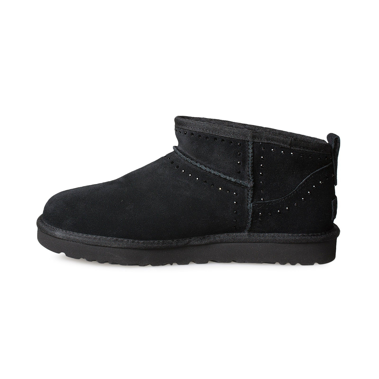 UGG Ultra Mini Bling Black Boots - Women's