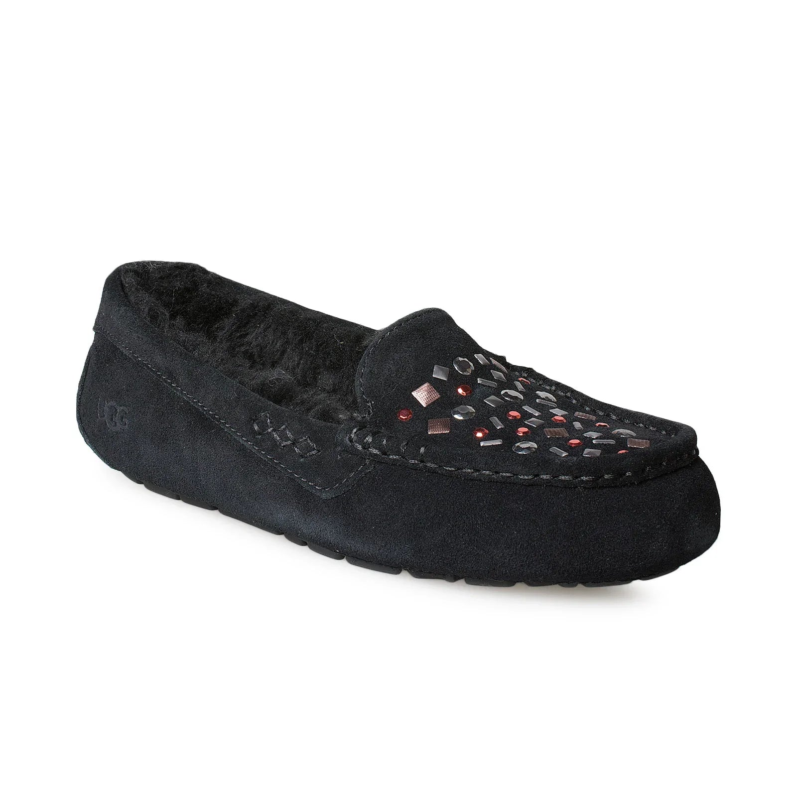 UGG Ansley Stud II Black Slippers - Women's