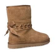 UGG Classic Lace Short Chestnut Boots - Women's