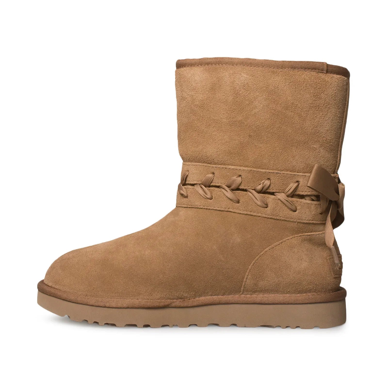 UGG Classic Lace Short Chestnut Boots - Women's