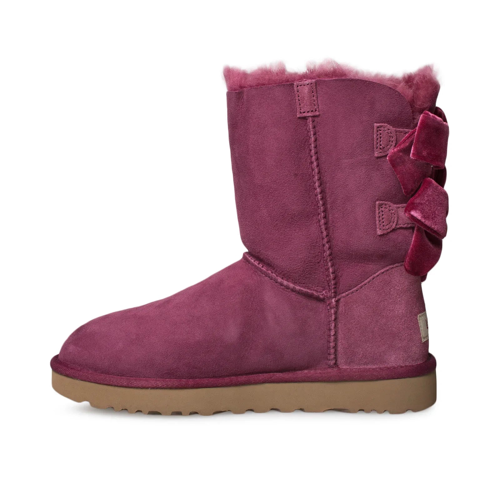 UGG Bailey Bow II Velvet Ribbon Bougainvillea Boots - Women's