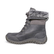 UGG Adirondack II Luxe Quilt Grey Boots