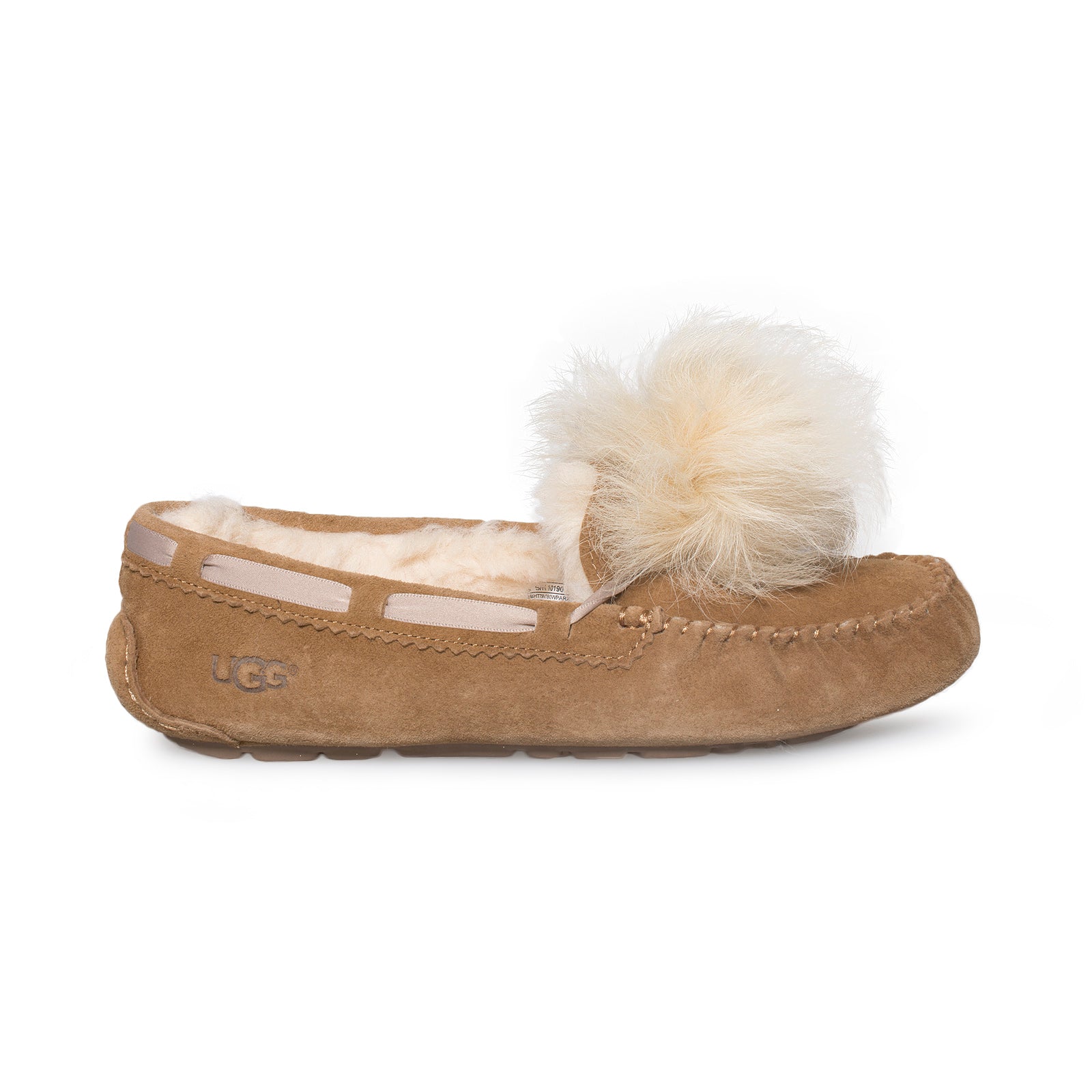 UGG Dakota Pom Pom Chestnut Slippers