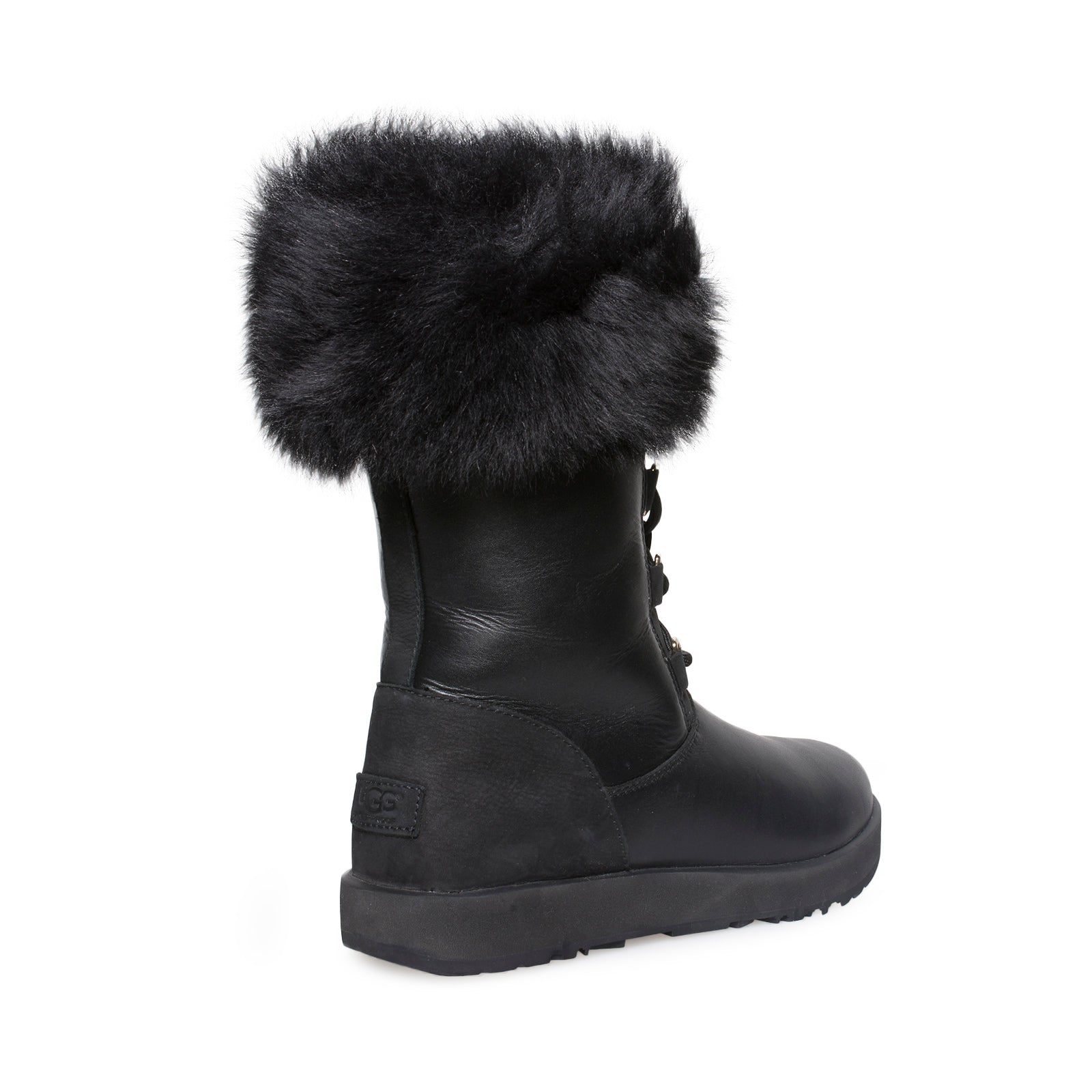 UGG Aya Waterproof Black Boots