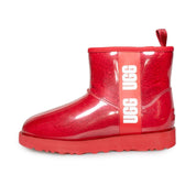 UGG Classic Clear Mini Samba Red Boots - Women's