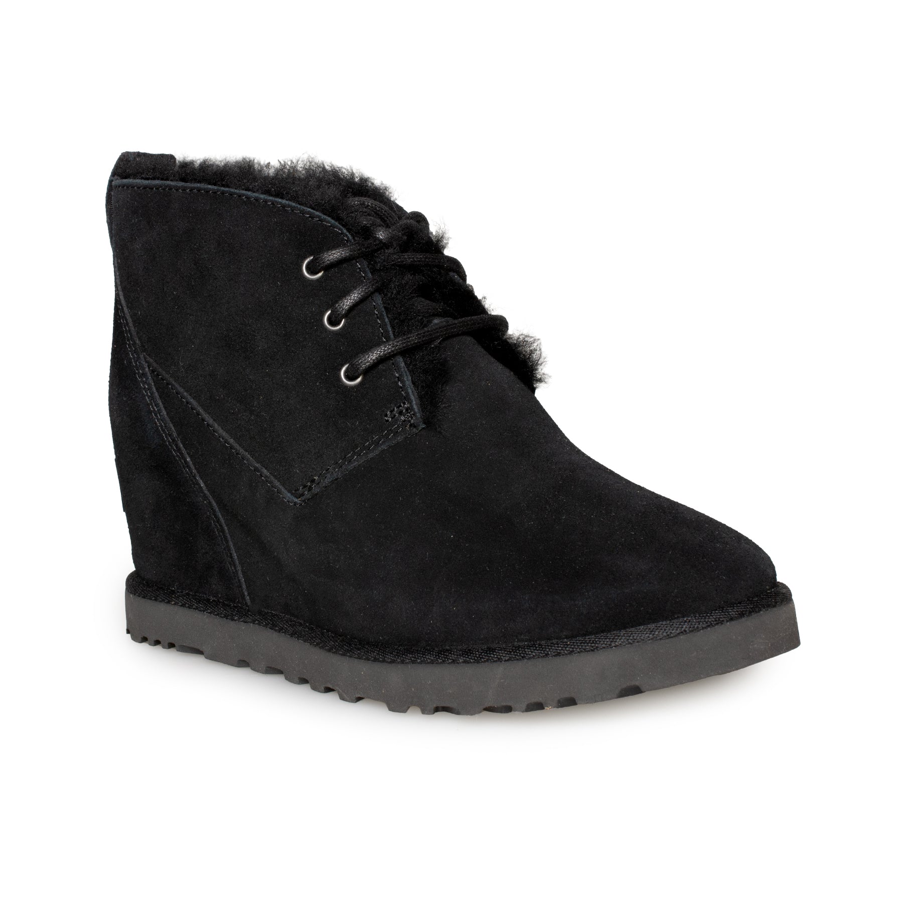 UGG Classic Femme Lace Black Bootie - Women's