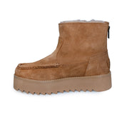 UGG Rising Heel Zip Chestnut Boots - Women's