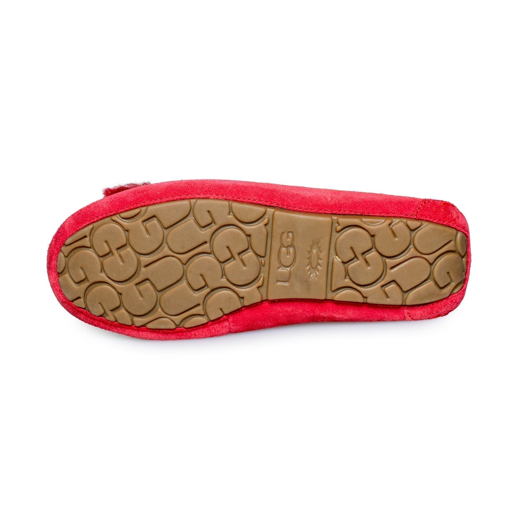 UGG Ansley Heritage Bow Ribbon Red Slippers - Women's