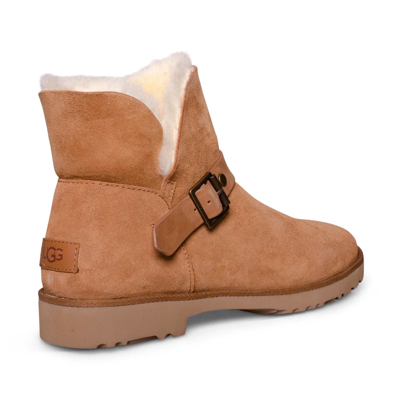 UGG Romely Short Buckle Chestnut Boots - Women's