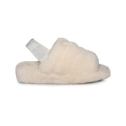 UGG Fluff Yeah Slide Cream Slippers - Women's