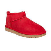 UGG Classic Ultra Mini Ribbon Red Boots - Women's