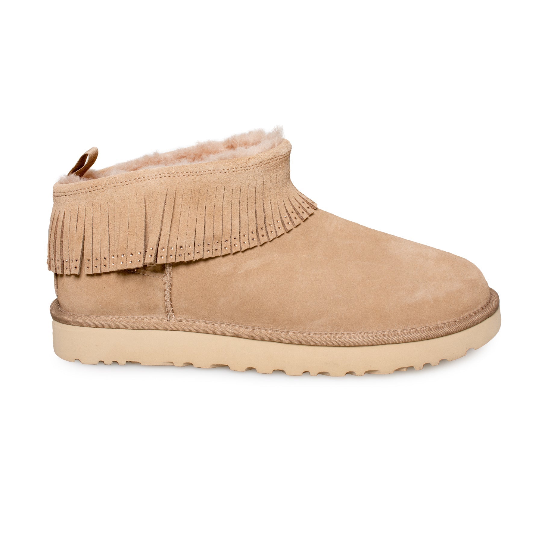 UGG Classic Ultra Mini Fringe Beachwood Boots - Women's