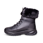 UGG Yose Fluff Black Boots - Women's