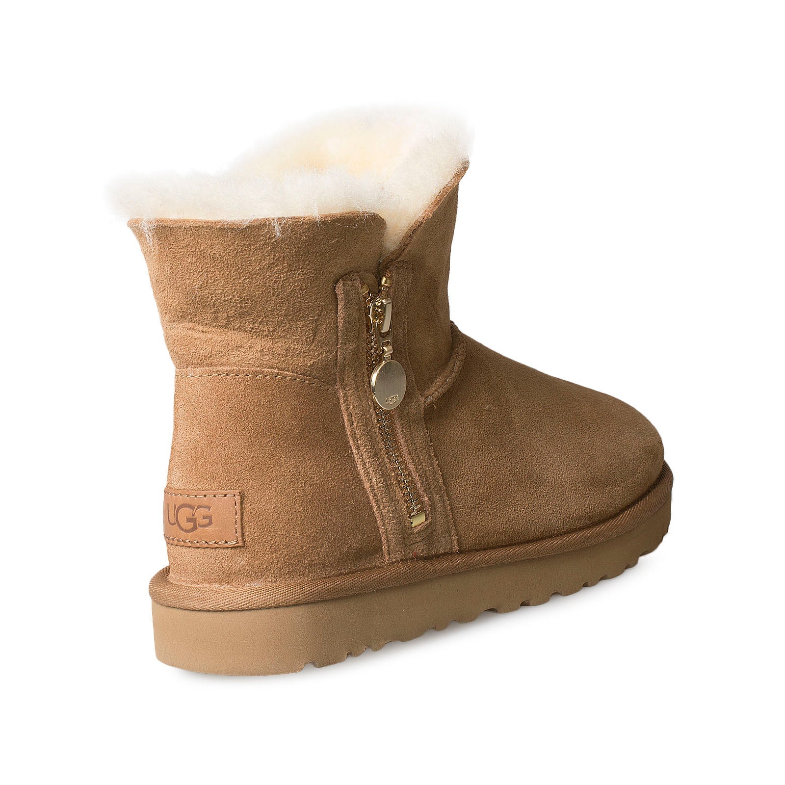 UGG Bailey Zip Mini Chestnut Boots - Women's