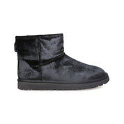 UGG Classic Mini Black Velvet Boots - Women's