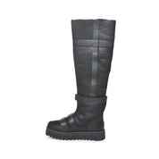 UGG Moto Punk Over The Knee Black Boots - Women's