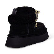 UGG Funkarra Cabin Cuff Black Boots - Women's