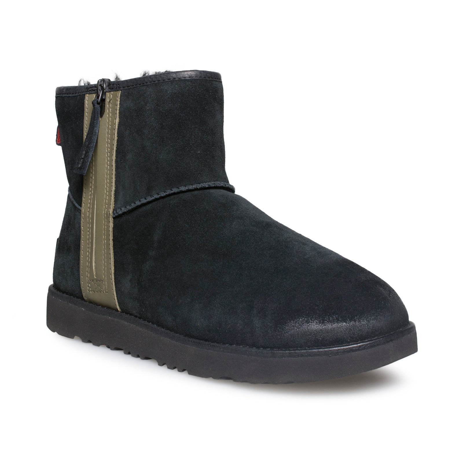 UGG Classic Mini Zip Waterproof Black Boots