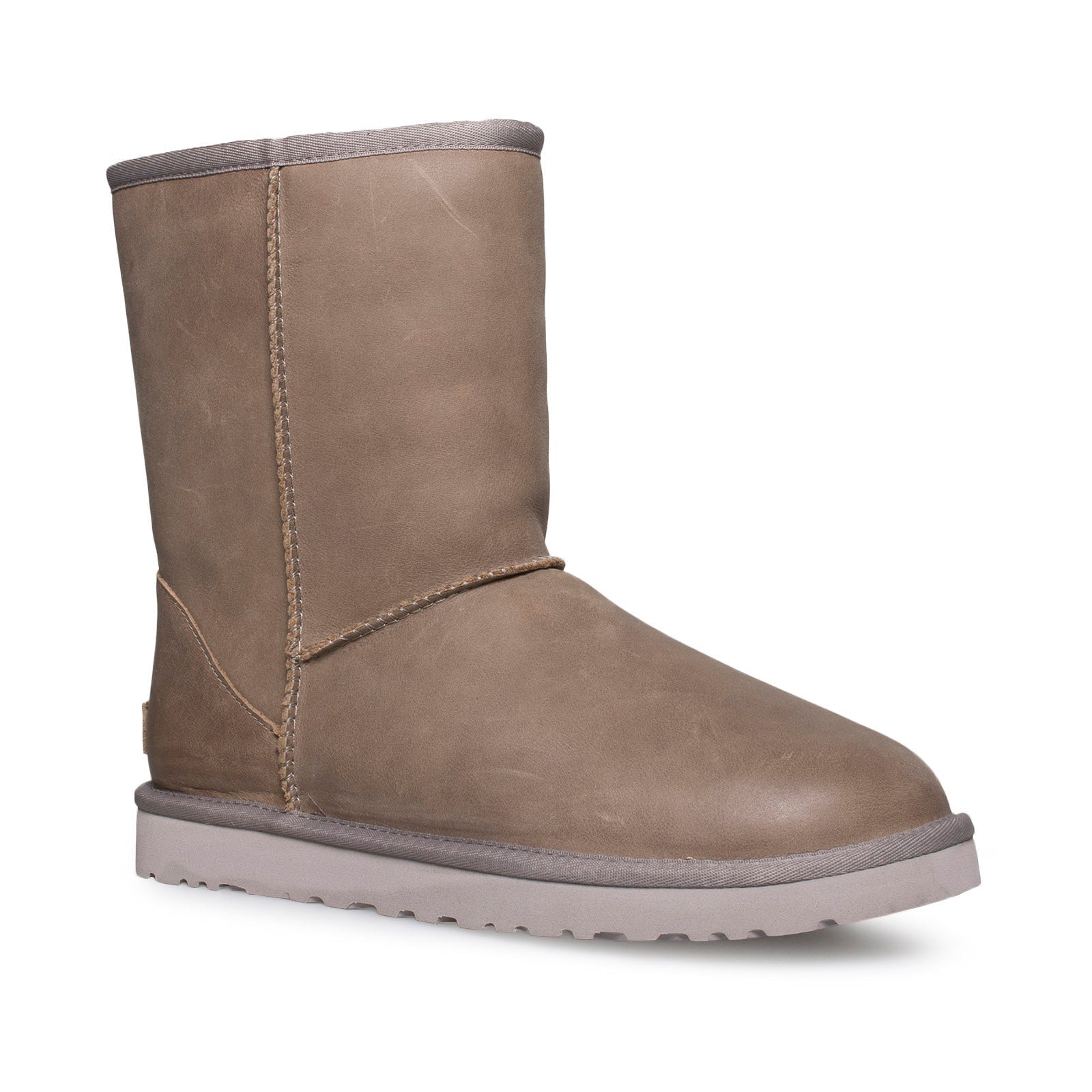 UGG Classic Short Leather Feather Boots