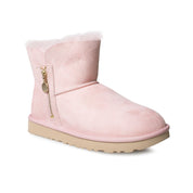 UGG Bailey Zip Mini Pink Cloud Boots - Women's