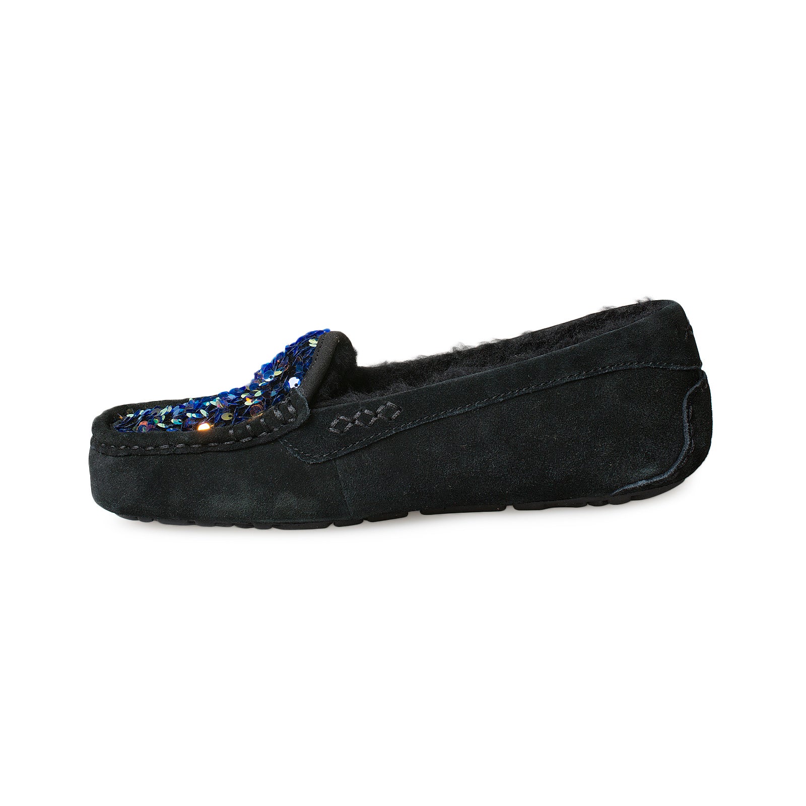 UGG Ansley Stellar Sequin Black Slippers - Women's