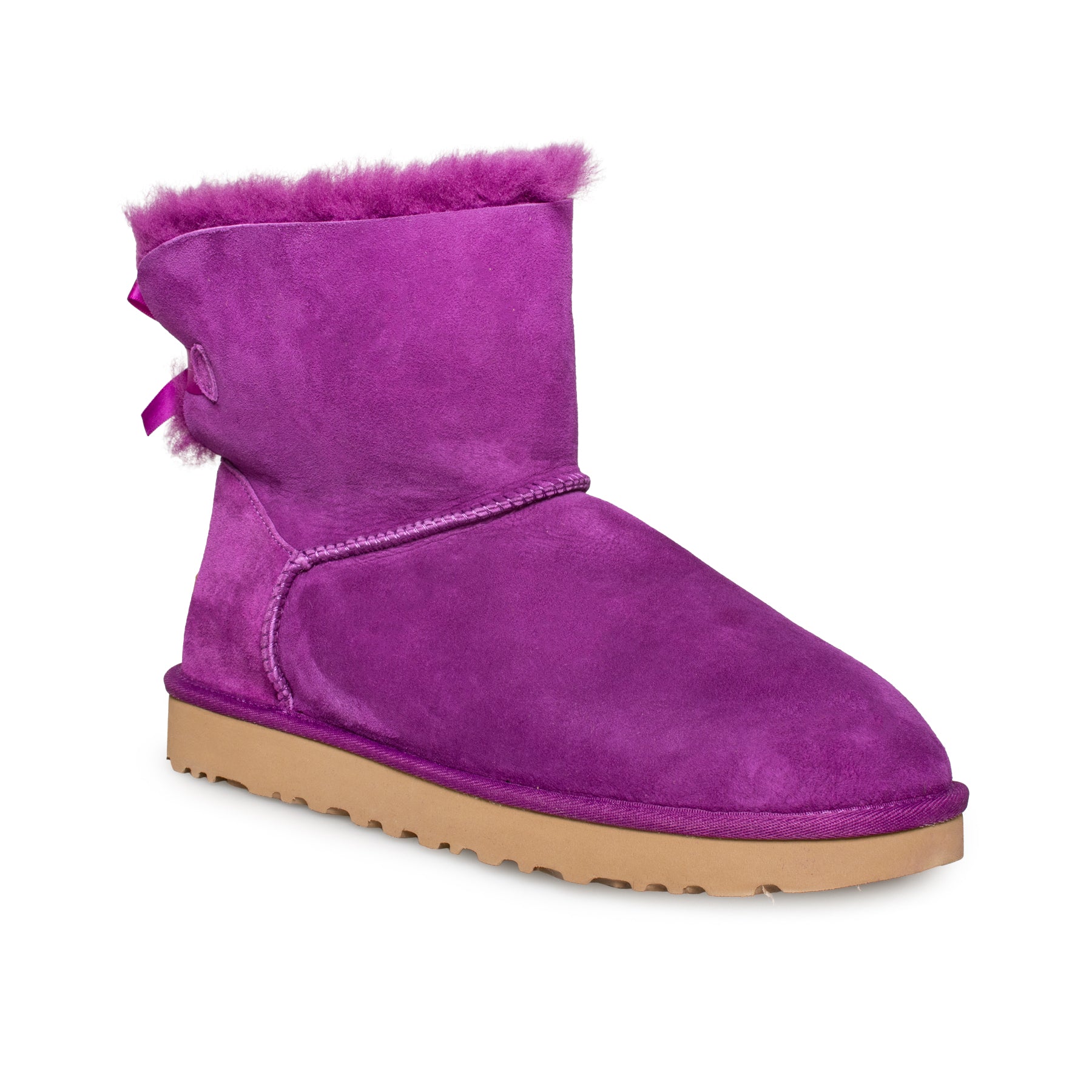 UGG Mini Bailey Bow II Sweet Plum Boots - Women's