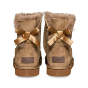 UGG Mini Bailey Bow II Hickory Boots - Women's