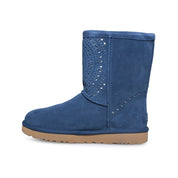 UGG Classic Short Sunshine Perf Navy Boots