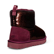 UGG Classic Mini Mirror Ball Wild Grape Boots - Women's