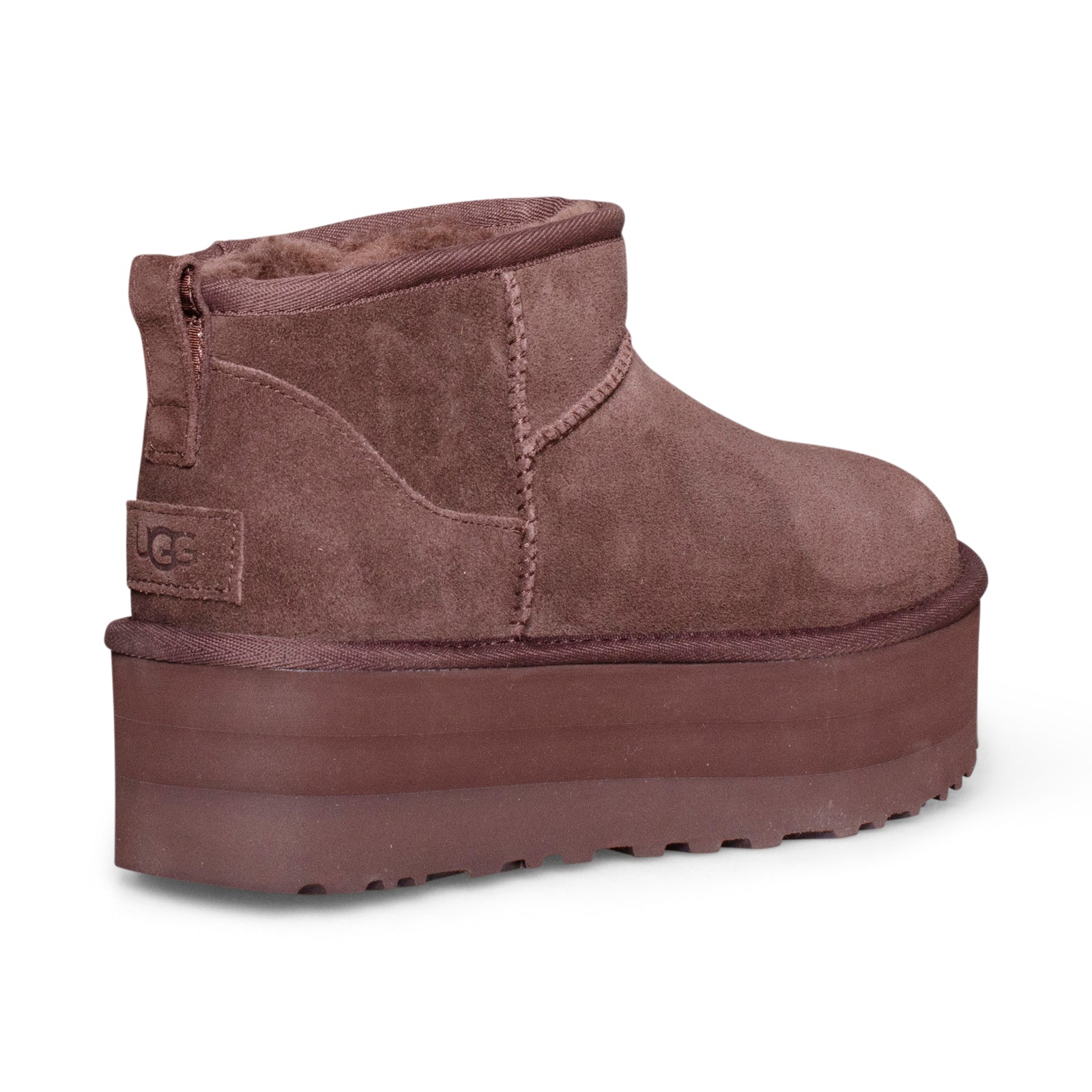 UGG Classic Ultra Mini Platform Burnt Cedar Boots - Women's