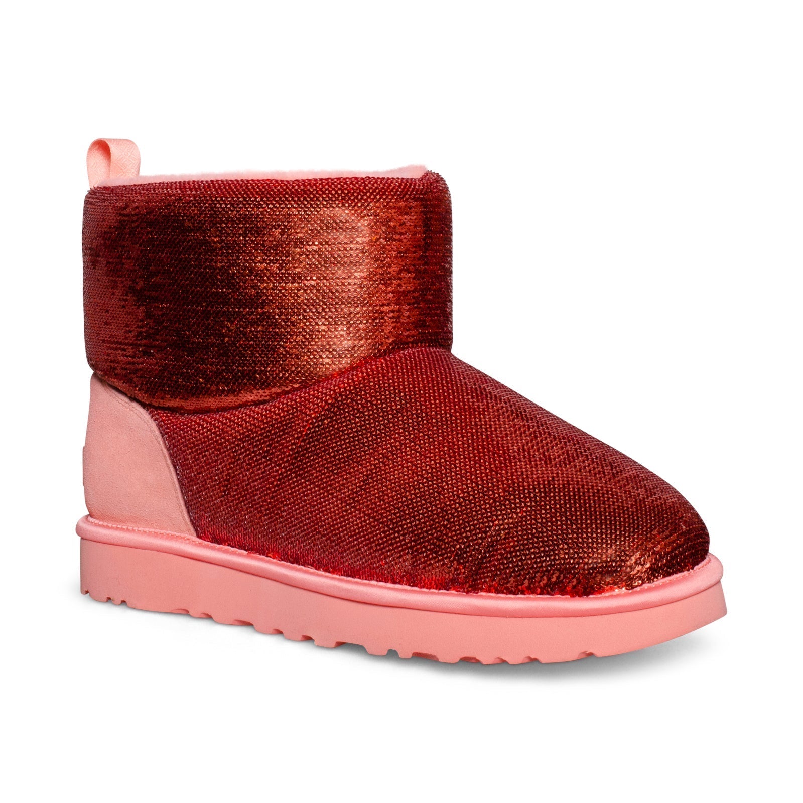 UGG Classic Mini Mirror Ball Starfish Pink Boots - Women's