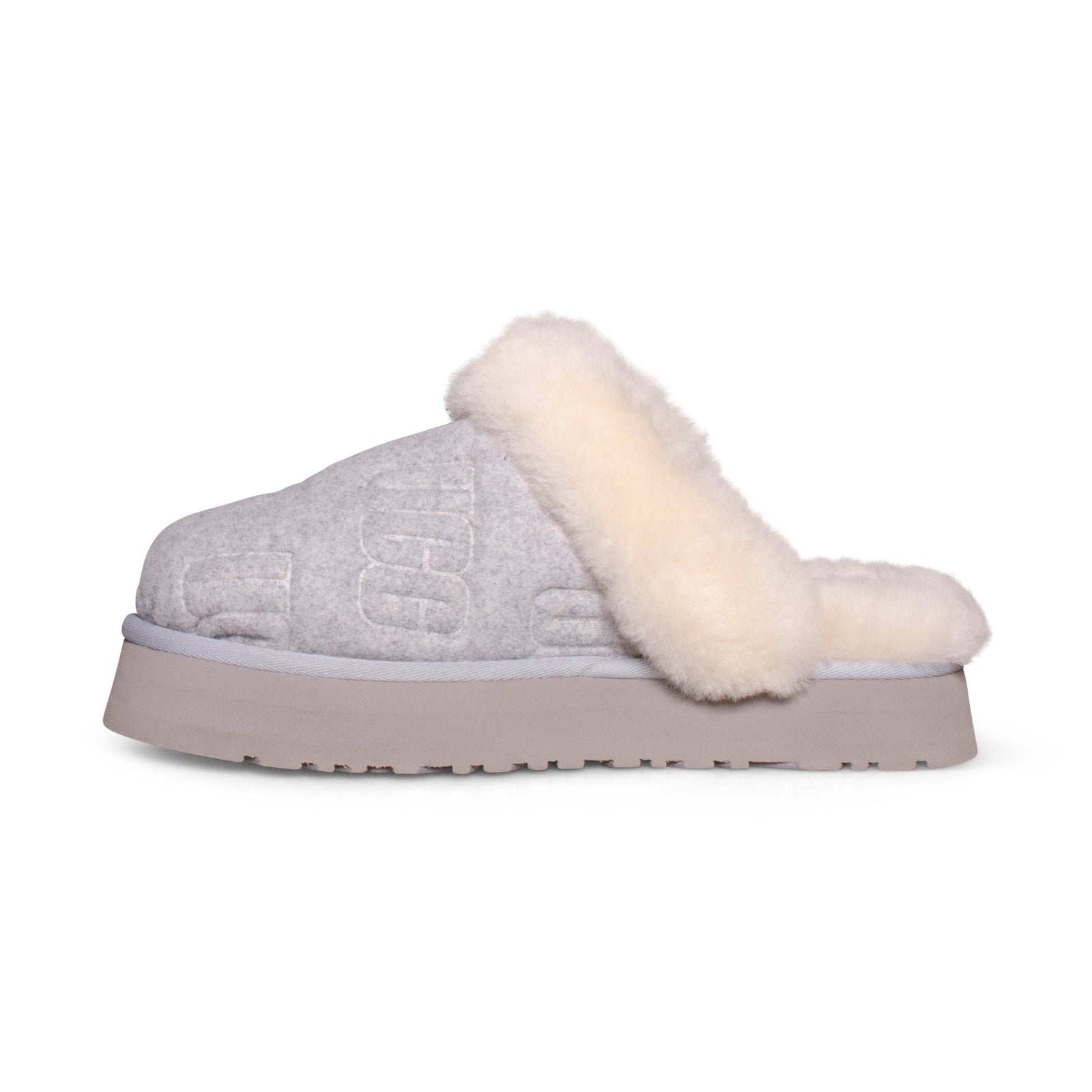 UGG Disquette Felted Grey Slippers - Women's