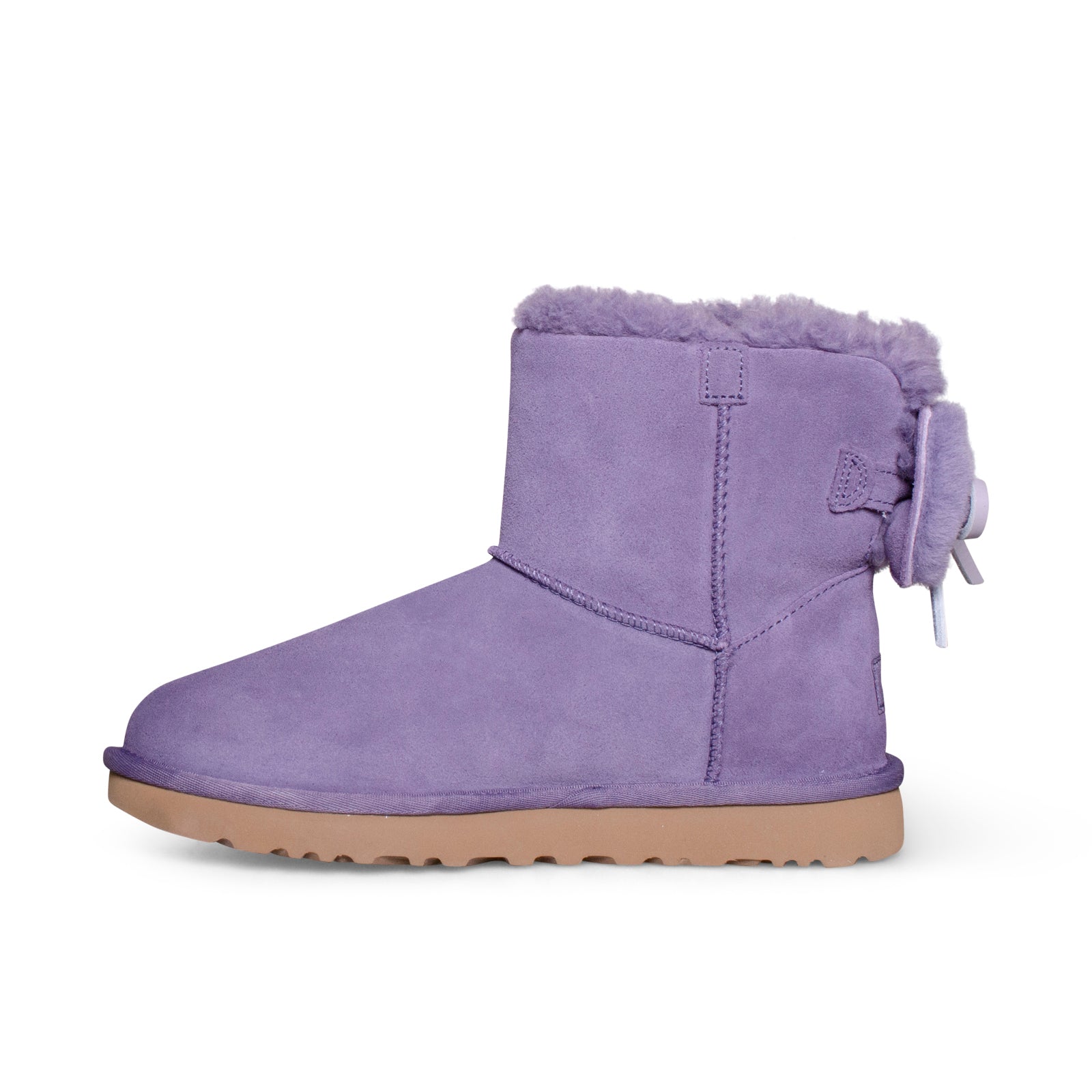 UGG Classic Double Bow Mini Lilac Mauve Boots - Women's