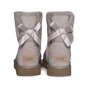 UGG Mini Bailey Bow II Oyster Boots - Women's