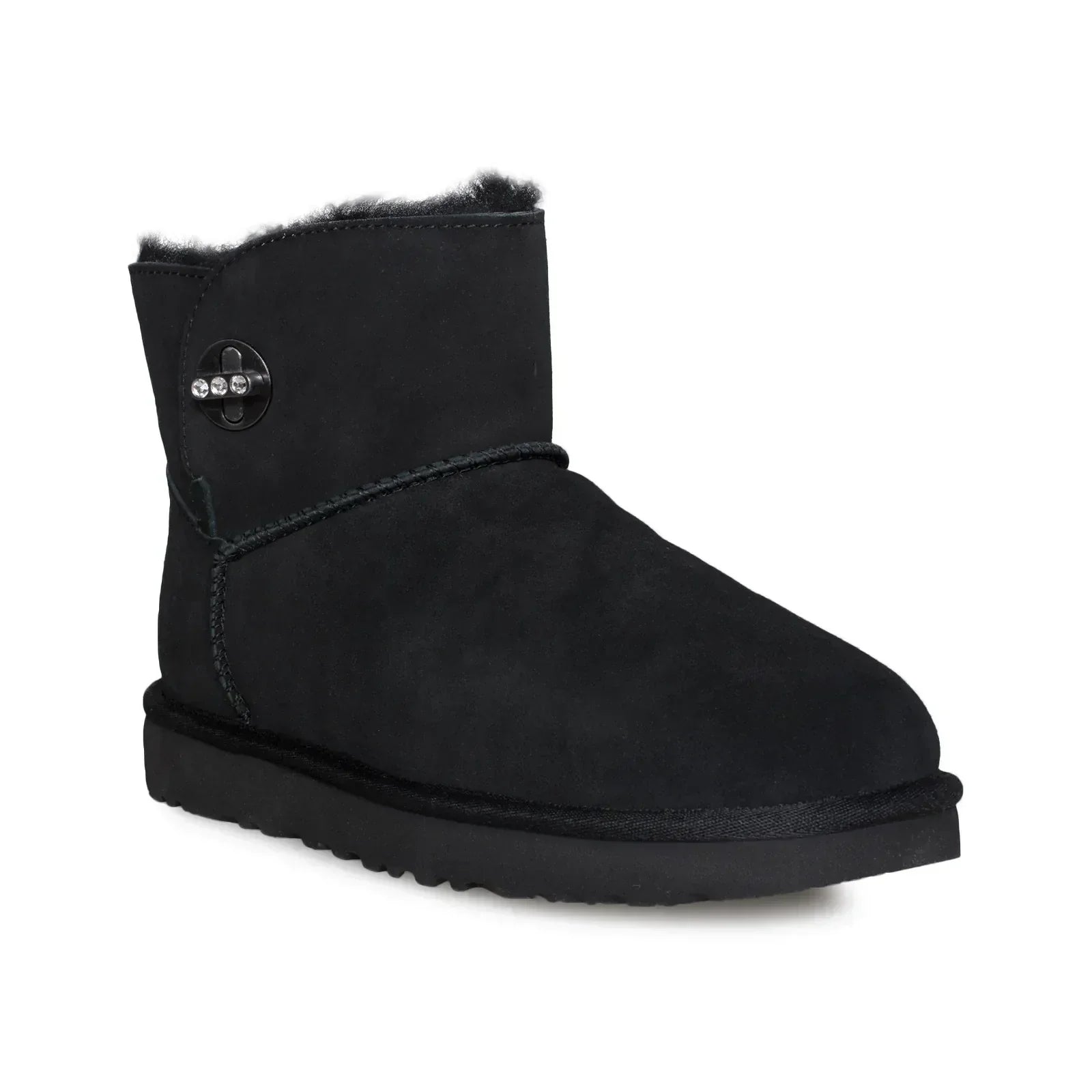 UGG Mini Turnlock Bling Black Boots - Women's