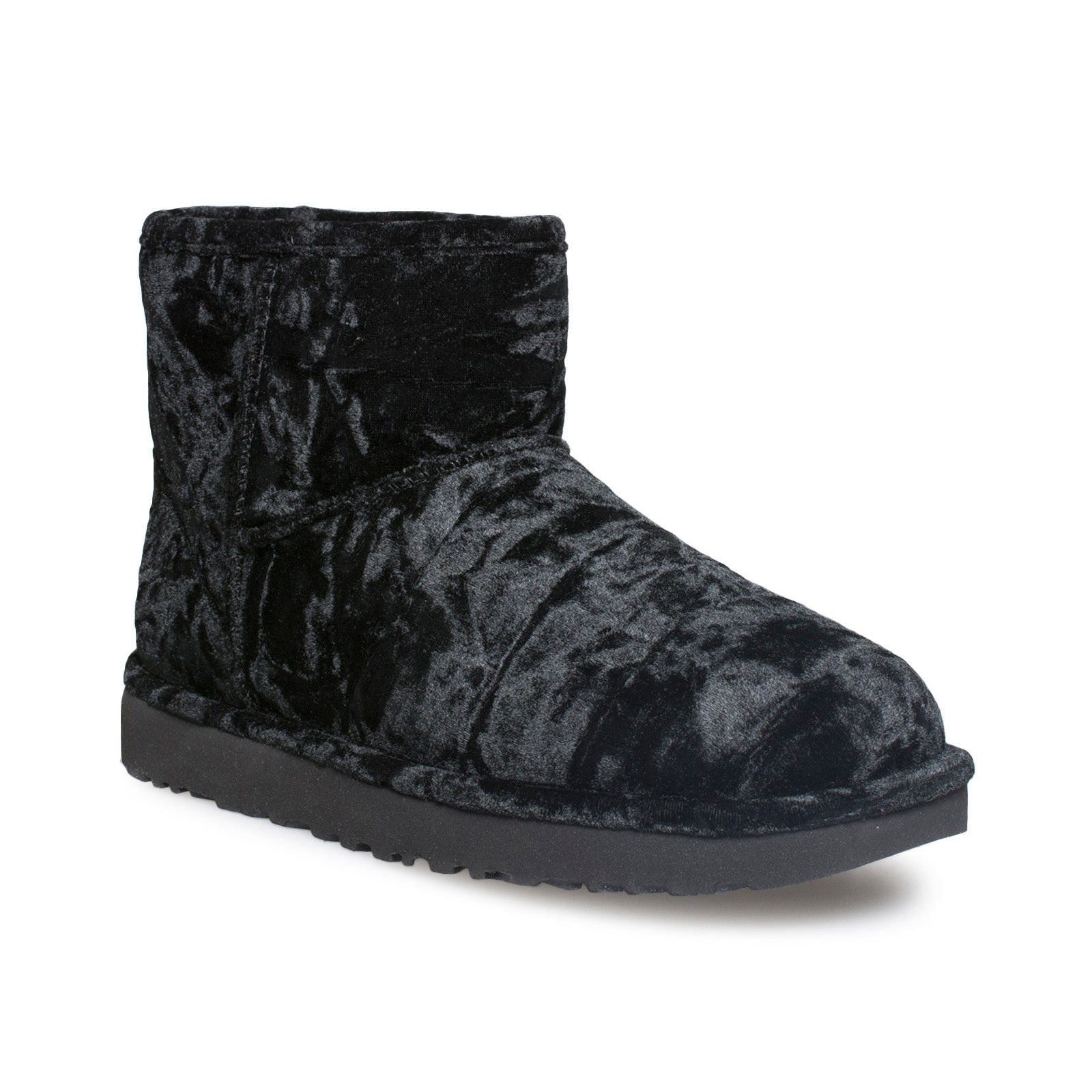 UGG Classic Mini Black Velvet Boots