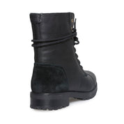 UGG Kilmer Exposed Fur Black Boots