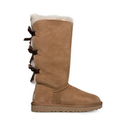 UGG Bailey Bow II Tall Chestnut Boots - Kids