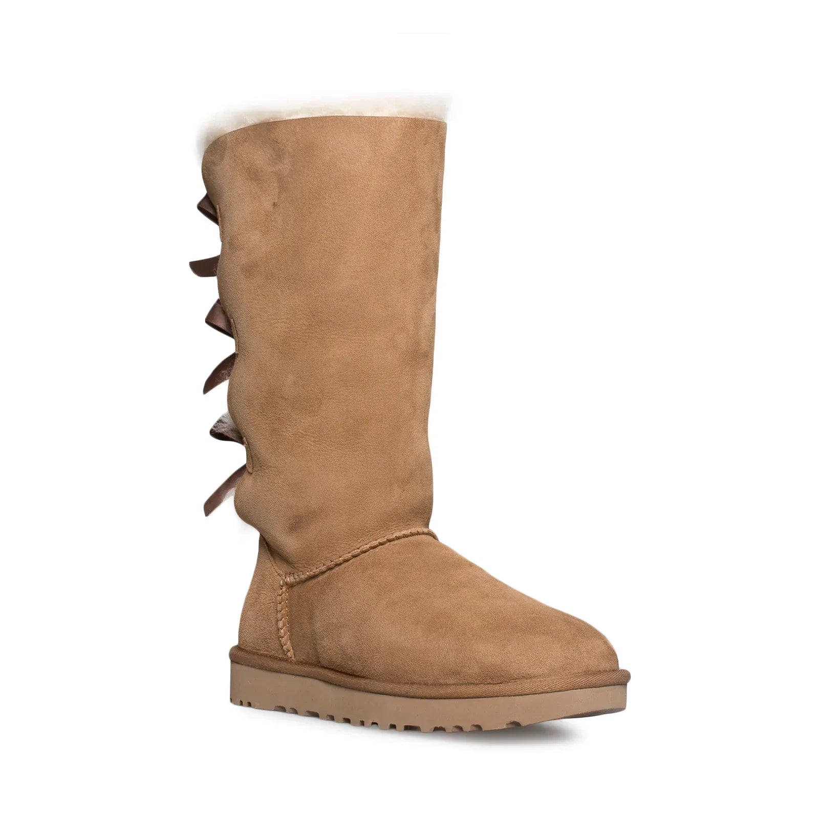 UGG Bailey Bow II Tall Chestnut Boots - Kids