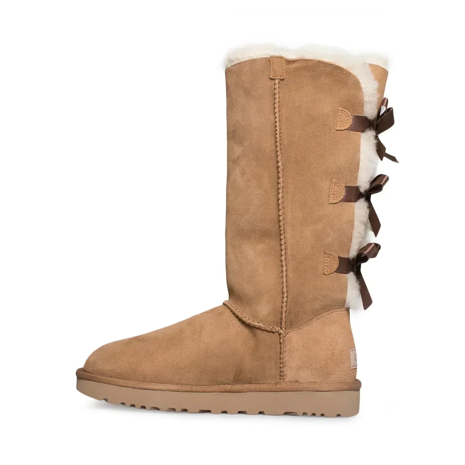 UGG Bailey Bow II Tall Chestnut Boots - Kids