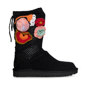 UGG Crochet Black Boots - Women's