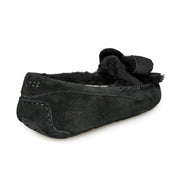 UGG Ansley Heritage Bow Black Slippers - Women's