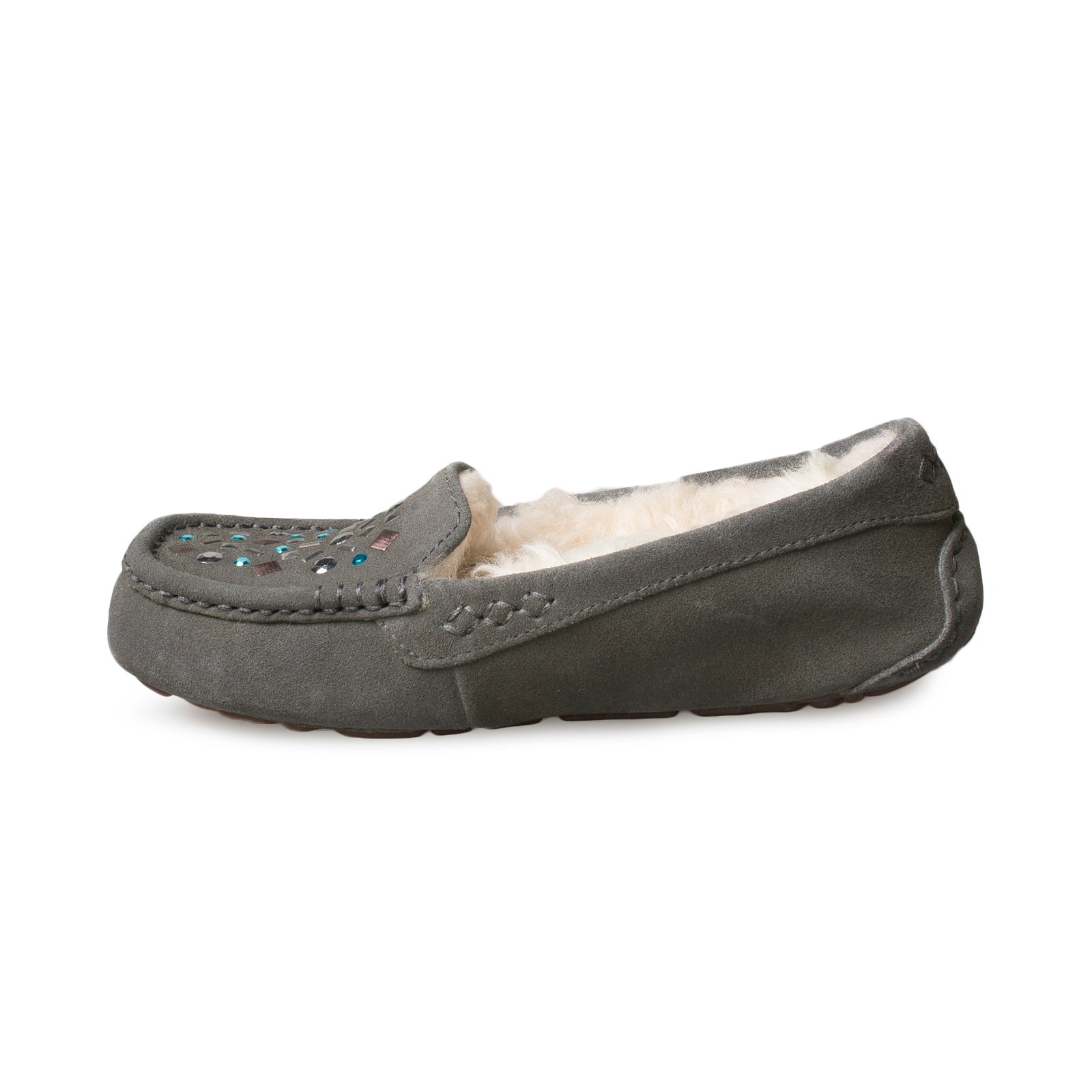 UGG Ansley Stud II Charcoal Slippers - Women's