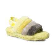 UGG Fluff Yeah Slide Sulfur Multi Slippers - Women's