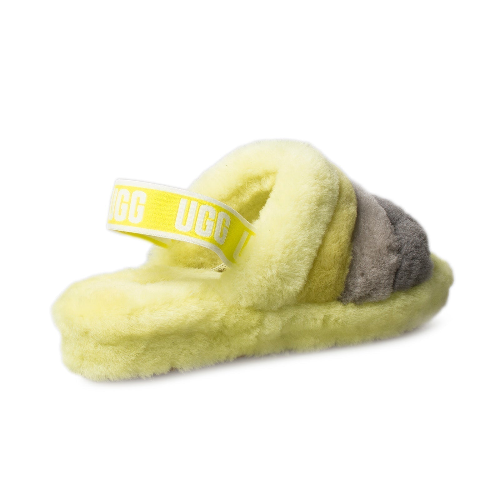 UGG Fluff Yeah Slide Sulfur Multi Slippers - Women's