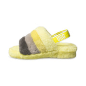 UGG Fluff Yeah Slide Sulfur Multi Slippers - Women's