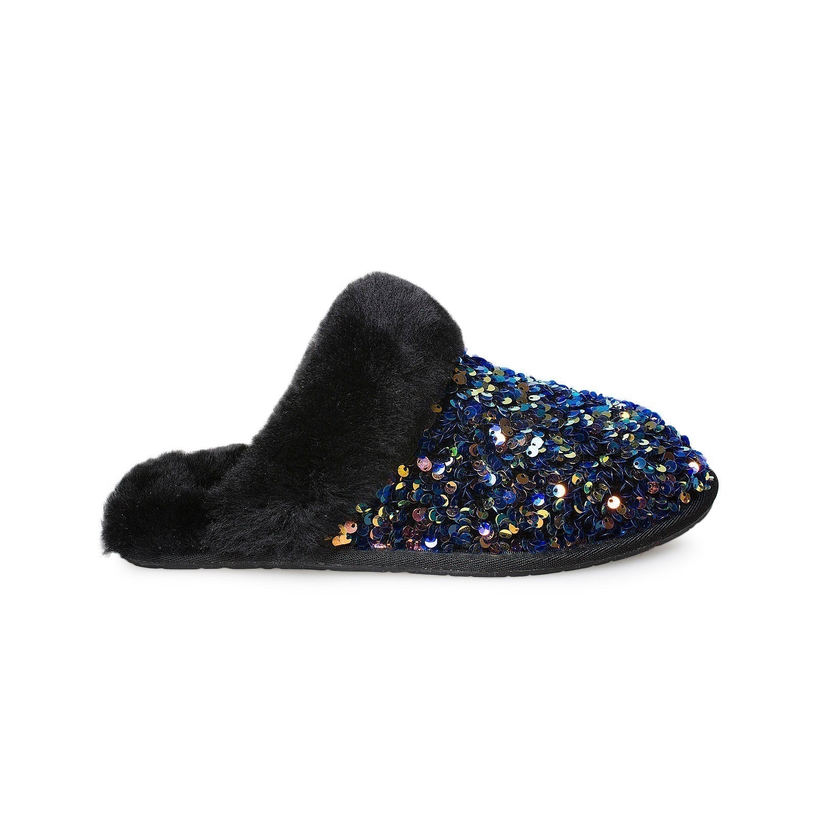 UGG Scuffette II Stellar Sequin Black Slippers - Women's