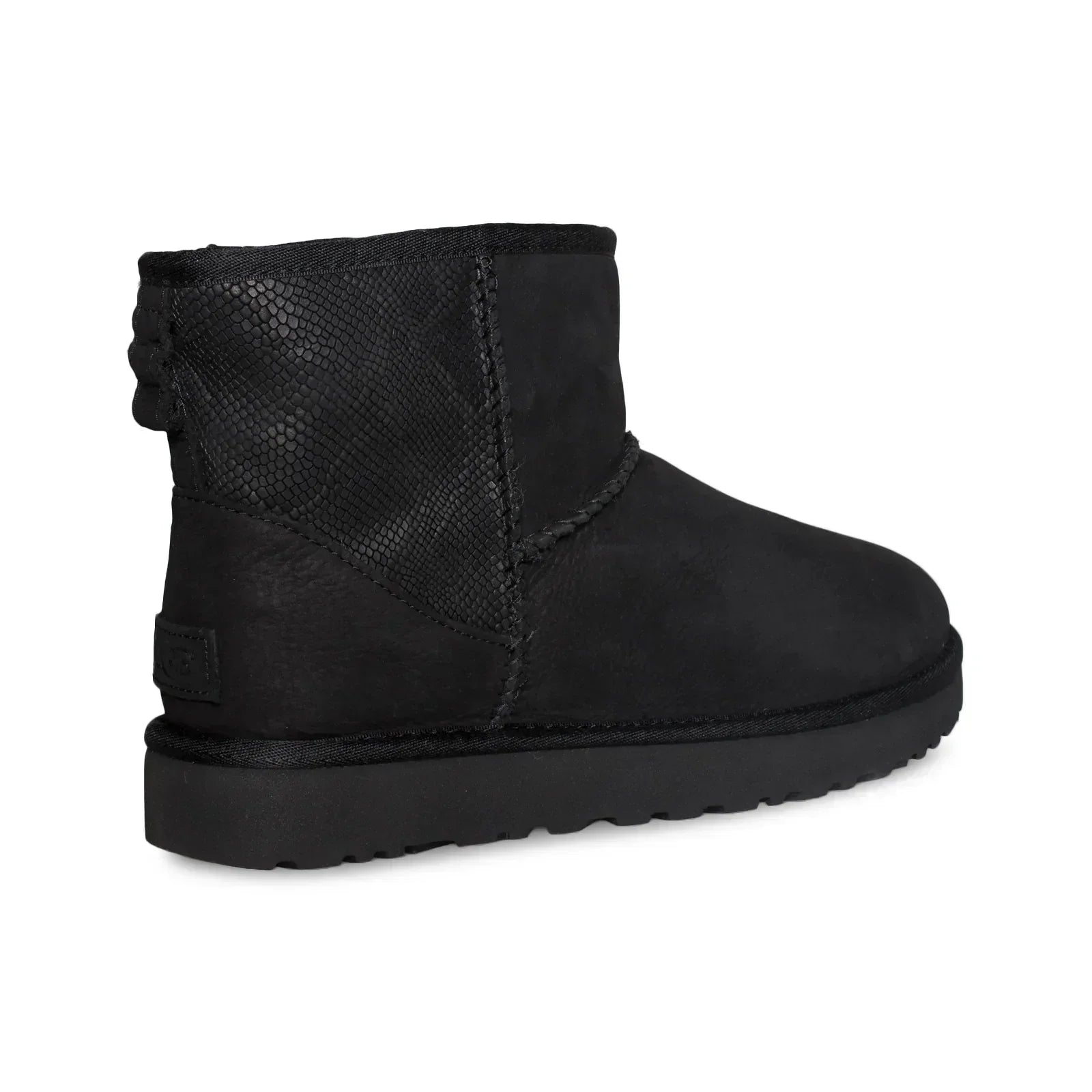 UGG Classic Mini Snake Black Boots - Women's