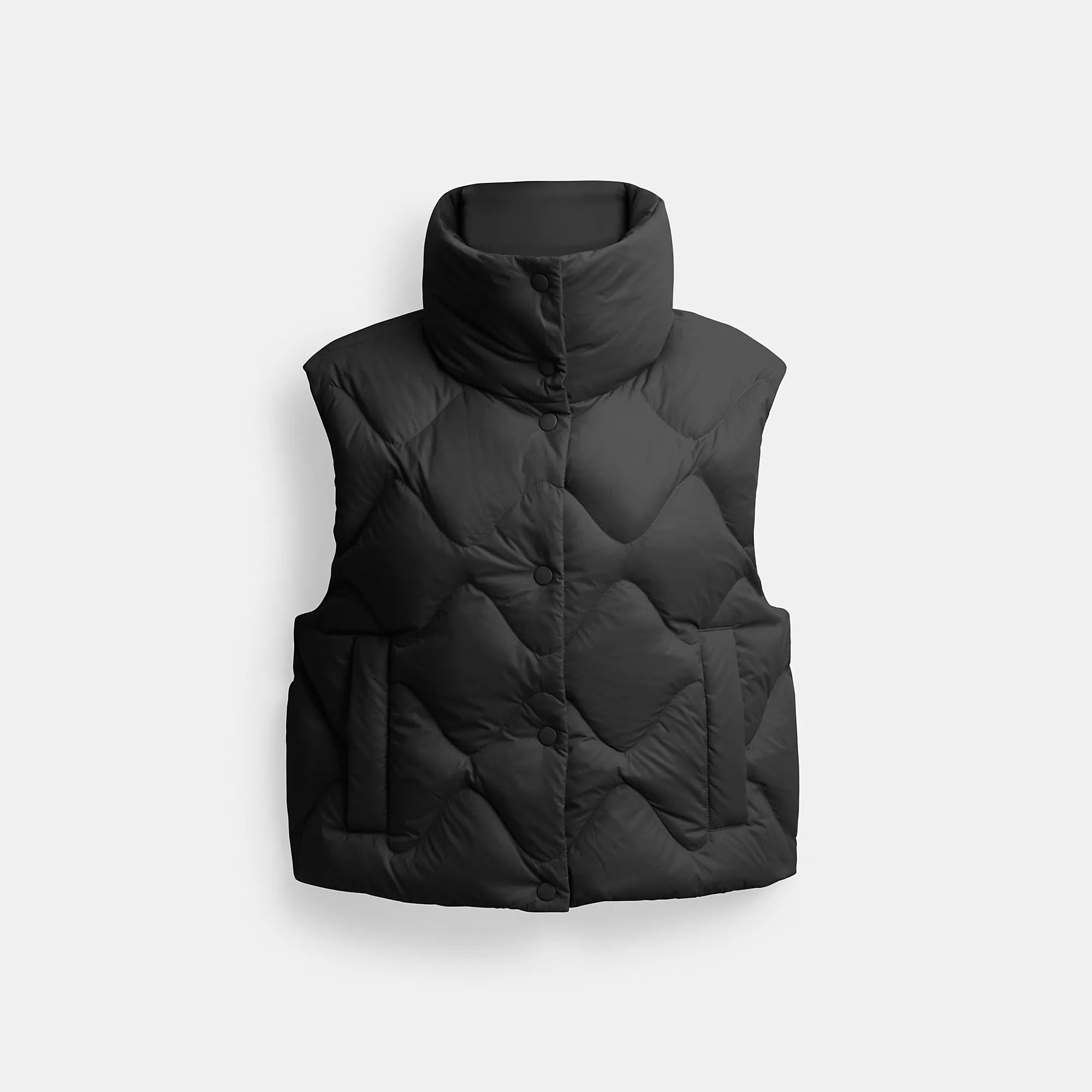 Coach Outlet Quilted Vest In Recycled Polyamide